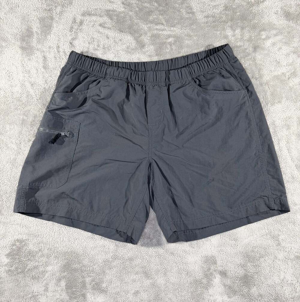Merrell Men's Supplex Size Large Gray Elastic Waist Hiking Cargo Shorts